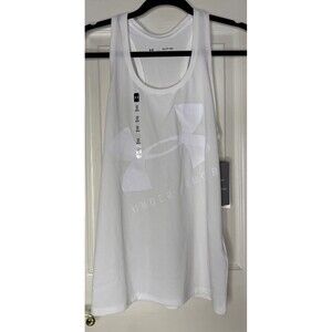 Women’s XS Under Armour Tank Top Loose Fit NWT White